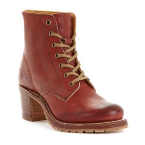 FRYE-sabrina 6g lace up- sz 8